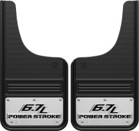 Truck Hardware - Truck Hardware Gatorback 6.7L PowerStroke Mudflaps GA1223CUTP-2