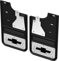 Truck Hardware - No Drill CHEVY BOWTIE Rear Mud Flaps
