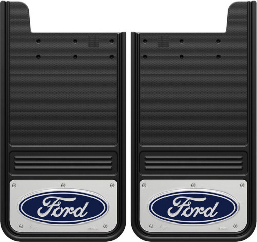 Truck Hardware - Truck Hardware Gatorback Ford Oval Mudflaps GB1223F-C