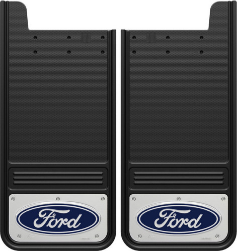 Truck Hardware - Truck Hardware Gatorback Ford Oval mudflaps GA1226F-C