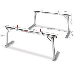 Weather Guard - Weather Guard WG-1200 Truck Rack, Aluminum