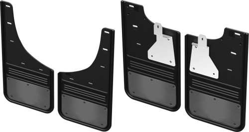 Truck Hardware - GCR28K-GM No Drill CHEVY BOWTIE Front and rear Mud Flaps
