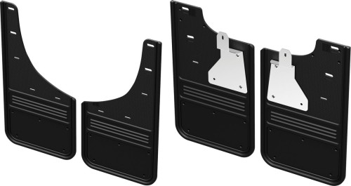 Truck Hardware - GCR28K-BK No Drill CHEVY BOWTIE Front and rear Mud Flaps