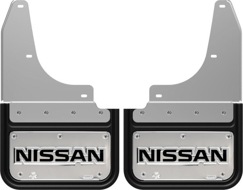 Truck Hardware - GCS51F-6 17-20 TITAN 5/8" Offset No Drill Front. Nissan Plate