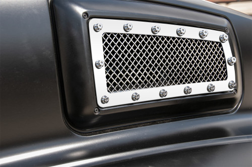 T-Rex Grilles - T-Rex Grilles 6710840 X-Metal Series Studded Mesh Side Vent