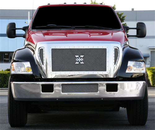 T-Rex Grilles - T-Rex Grilles 6715410 X-Metal Series Studded Main Grille Insert