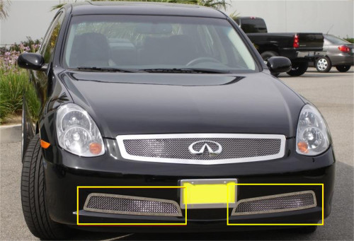 T-Rex Grilles - T-Rex Grilles 55799 Upper Class Series Mesh Bumper Grille Insert
