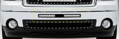 T-Rex Grilles - T-Rex Grilles 6392051 Torch Series LED Light Bumper Grille