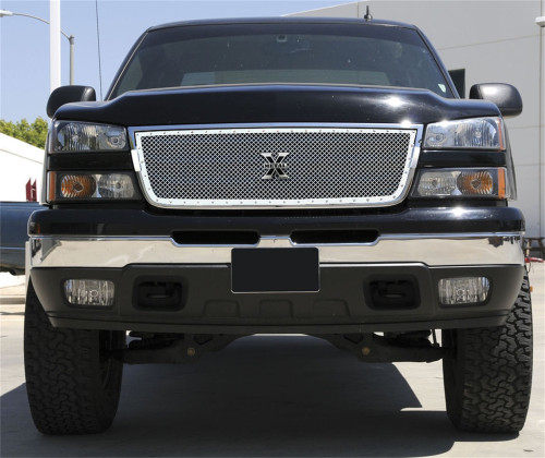 T-Rex Grilles - T-Rex Grilles 6711070 X-Metal Series Studded Mesh Grille