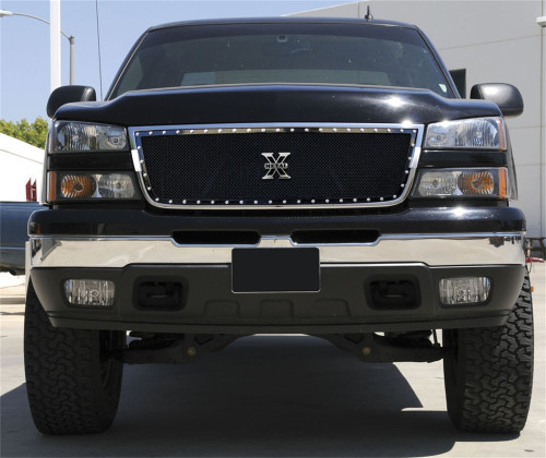 T-Rex Grilles - T-Rex Grilles 6711071 X-Metal Series Studded Mesh Grille
