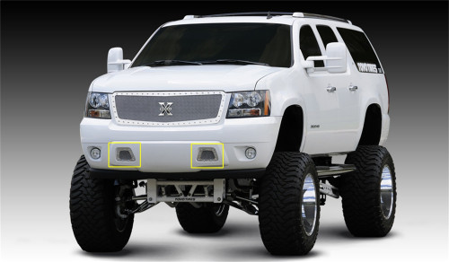 T-Rex Grilles - T-Rex Grilles 6720510 X-Metal Series Studded Bumper Grille