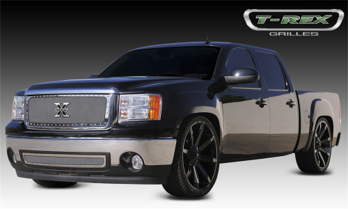 T-Rex Grilles - T-Rex Grilles 6712000 X-Metal Series Studded Mesh Grille