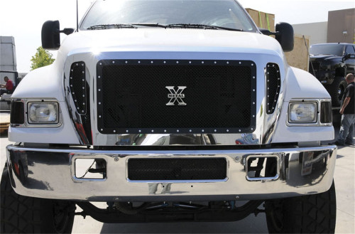 T-Rex Grilles - T-Rex Grilles 6715411 X-Metal Series Studded Main Grille Insert