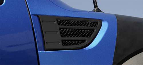 T-Rex Grilles - T-Rex Grilles 51567 X-Metal Series Studded Mesh Side Vent
