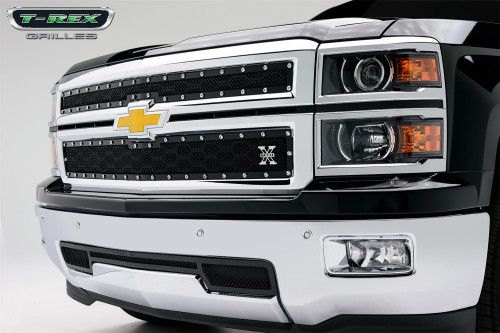 T-Rex Grilles - T-Rex Grilles 6711171 X-Metal Series Studded Mesh Grille
