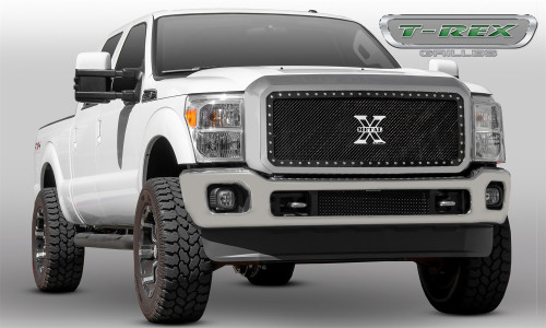 T-Rex Grilles - T-Rex Grilles 6715461 X-Metal Series Studded Mesh Grille