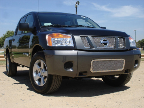 T-Rex Grilles - T-Rex Grilles 6717800 X-Metal Series Studded Mesh Grille