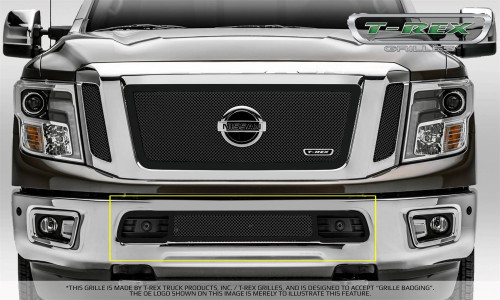 T-Rex Grilles - T-Rex Grilles 52785 Upper Class Series Mesh Bumper Grille