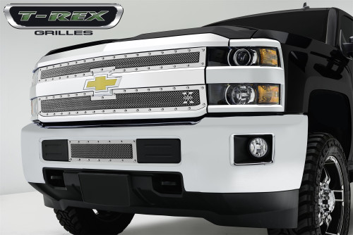 T-Rex Grilles - T-Rex Grilles 6721220 X-Metal Series Mesh Bumper Grille Assembly
