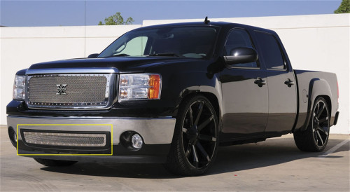 T-Rex Grilles - T-Rex Grilles 6722050 X-Metal Series Studded Bumper Grille