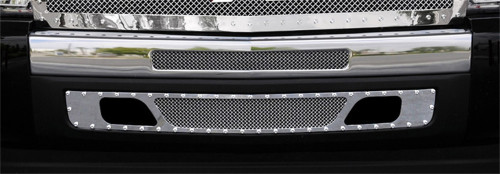 T-Rex Grilles - T-Rex Grilles 6721120 X-Metal Series Mesh Bumper Grille Assembly