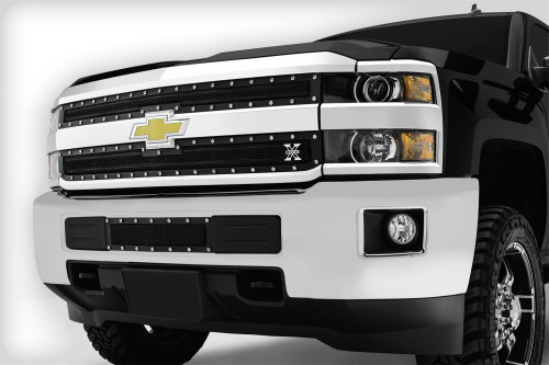 T-Rex Grilles - T-Rex Grilles 6711221 X-Metal Series Studded Bumper Grille