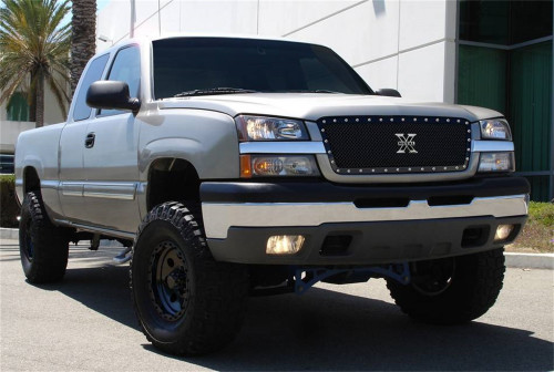 T-Rex Grilles - T-Rex Grilles 6711011-BR Stealth X-Metal Series Mesh Grille Assembly