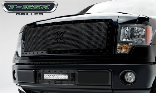 T-Rex Grilles - T-Rex Grilles 6715721-BR Stealth X-Metal Series Mesh Grille Assembly