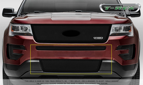 T-Rex Grilles - T-Rex Grilles 52664 Upper Class Series Mesh Bumper Grille
