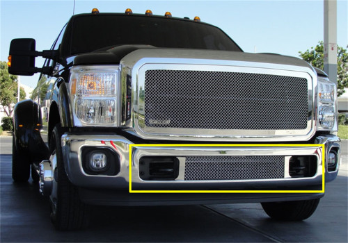 T-Rex Grilles - T-Rex Grilles 55546 Upper Class Mesh Bumper Grille Insert
