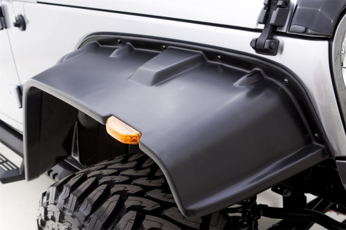 Lund - Lund FX606S-B Flat Style Fender Flare Set