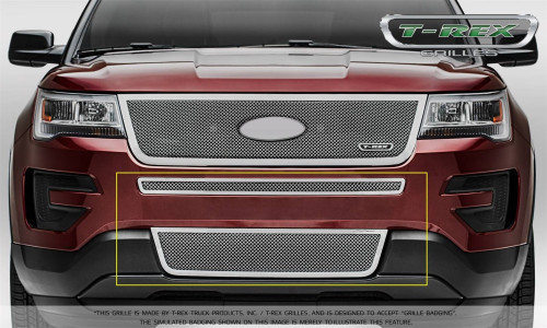 T-Rex Grilles - T-Rex Grilles 55664 Upper Class Series Mesh Bumper Grille