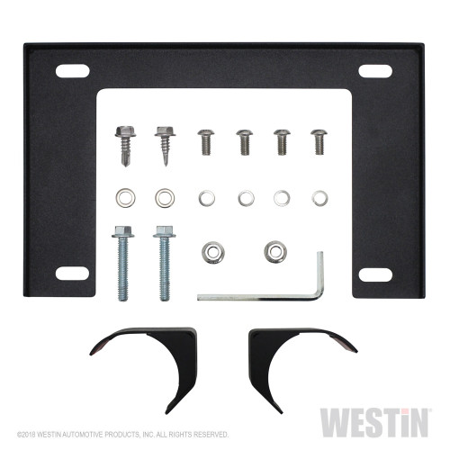 Westin - Westin 58-60055 Outlaw Bumper License Plate Mount