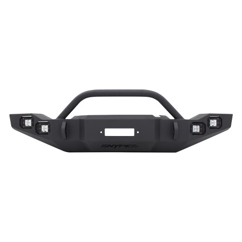 Westin - Westin 59-9525-12JKB5 Marksman Full Width Front Bumper w/Bull Bar