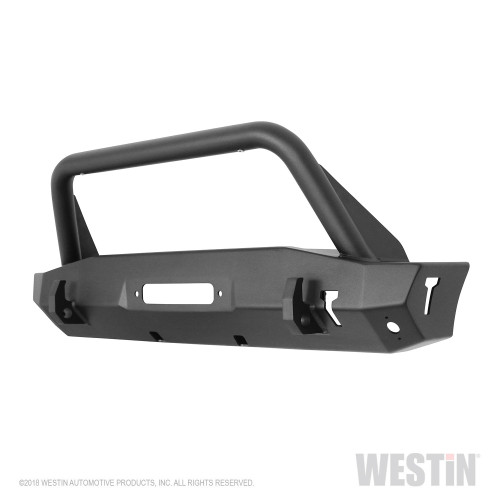 Westin - Westin 59-80015 WJ2 Stubby Front Bumper w/Bull Bar