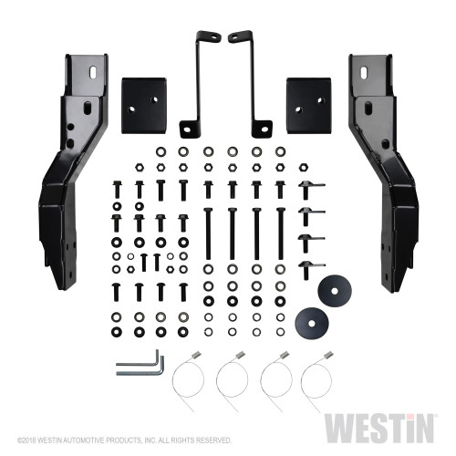 Westin - Westin 57-93950 HDX Winch Mount Grille Guard
