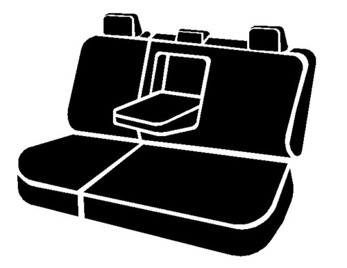 Fia - Fia TRS42-79 BLACK Wrangler Solid Seat Cover