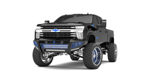 Road Armor - Road Armor 3202DF-A0-P2-MH-BH Identity Front Bumper Full Kit