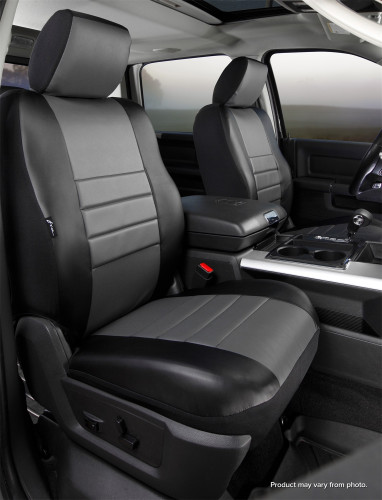 Fia - Fia SL69-80 GRAY LeatherLite Custom Seat Cover