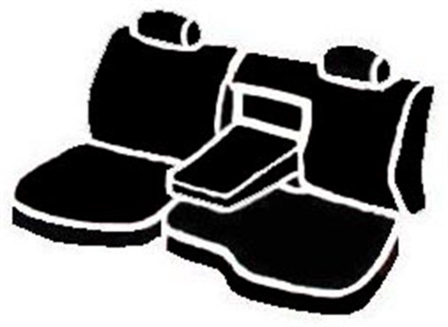 Fia - Fia SL62-21 BLK/BLK LeatherLite Custom Seat Cover
