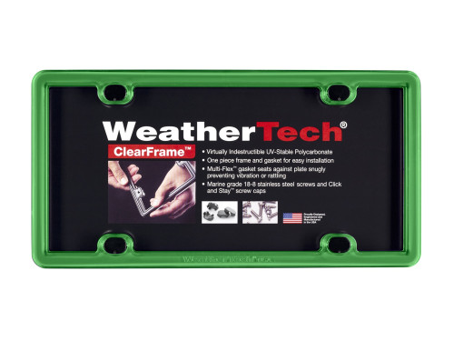 WeatherTech - WeatherTech 8ALPCF11 ClearFrame License Plate Frame