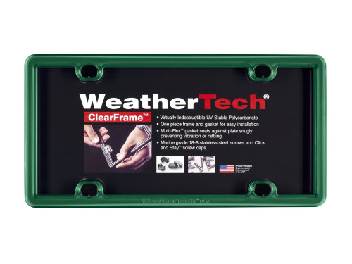 WeatherTech - WeatherTech 8ALPCF18 ClearFrame License Plate Frame