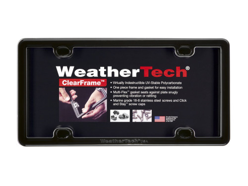 WeatherTech - WeatherTech 63020 ClearFrame License Plate Frame