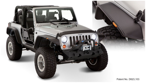 Bushwacker - Bushwacker 10919-07 Flat Style Fender Flares