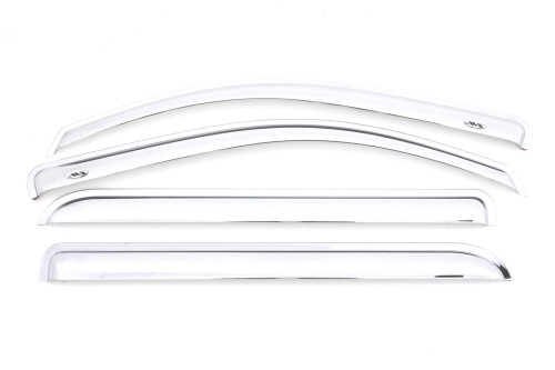 Auto Ventshade - Auto Ventshade 684536 Chrome Ventvisor Deflector 4 pc.