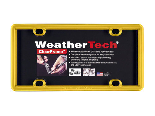 WeatherTech - WeatherTech 8ALPCF17 ClearFrame License Plate Frame