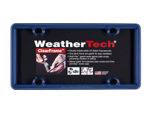 WeatherTech - WeatherTech 8ALPCF7 ClearFrame License Plate Frame