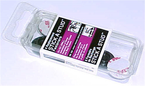 Fia - Fia HK104 WHITE Stick A Stud Hardware Kit