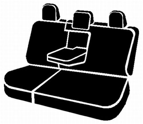 Fia - Fia TRS42-63 BLACK Wrangler Solid Seat Cover