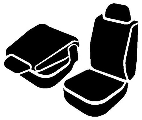 Fia - Fia SL69-53 RED LeatherLite Custom Seat Cover